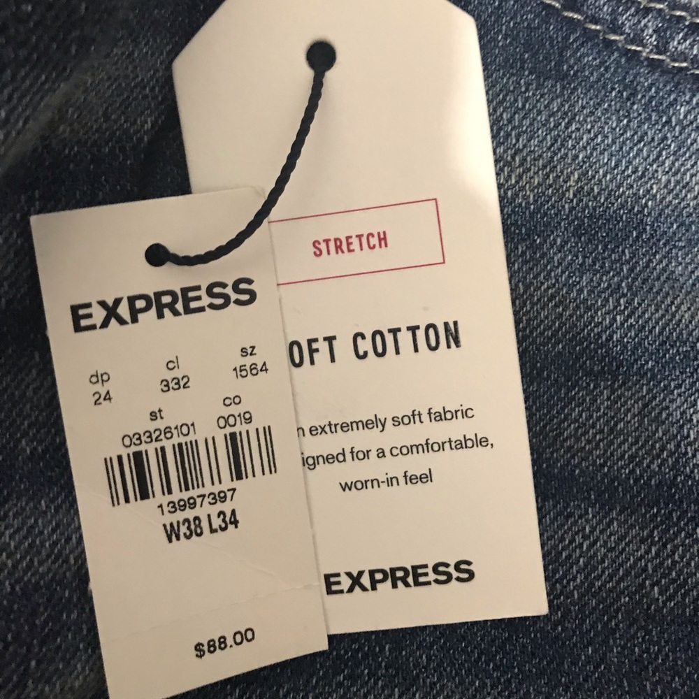 Men’s skinny stretch soft cotton jeans